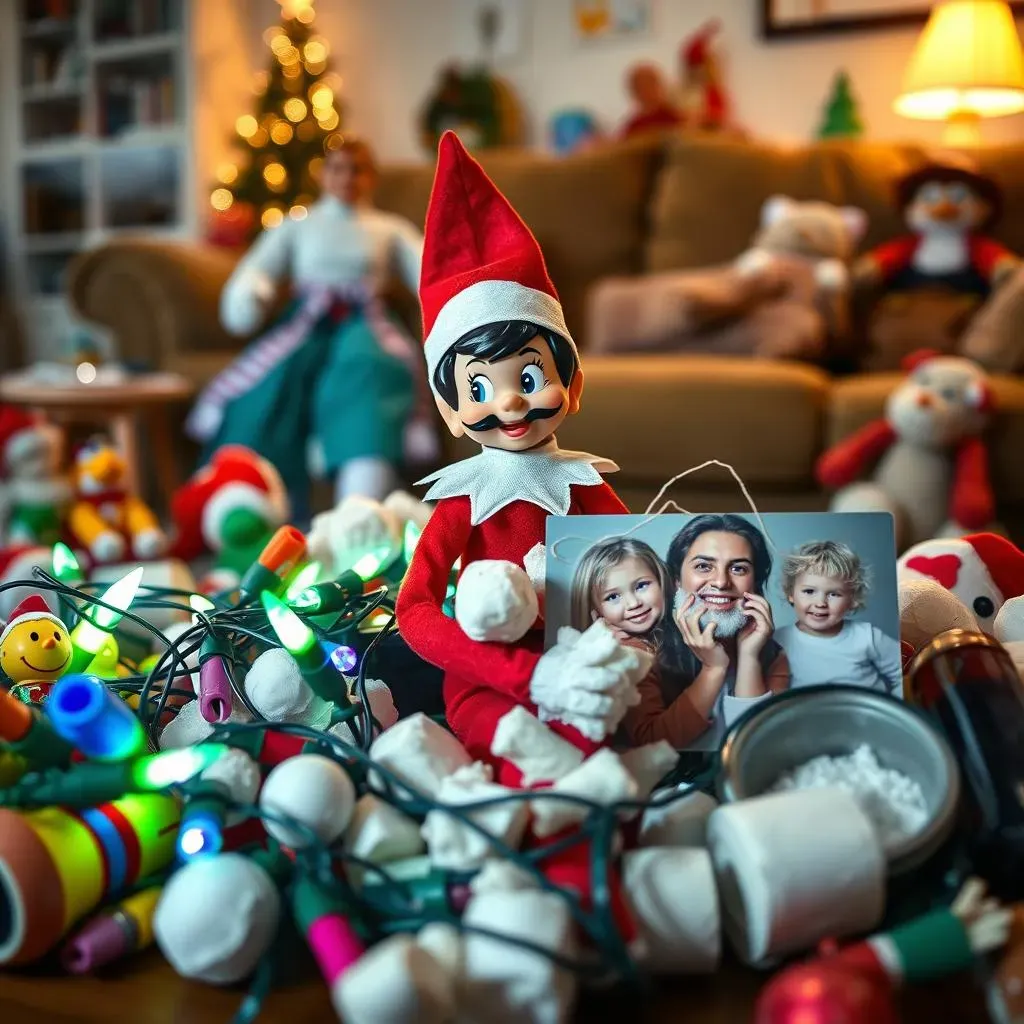 Funny Elf on the Shelf Ideas: Naughty Starts