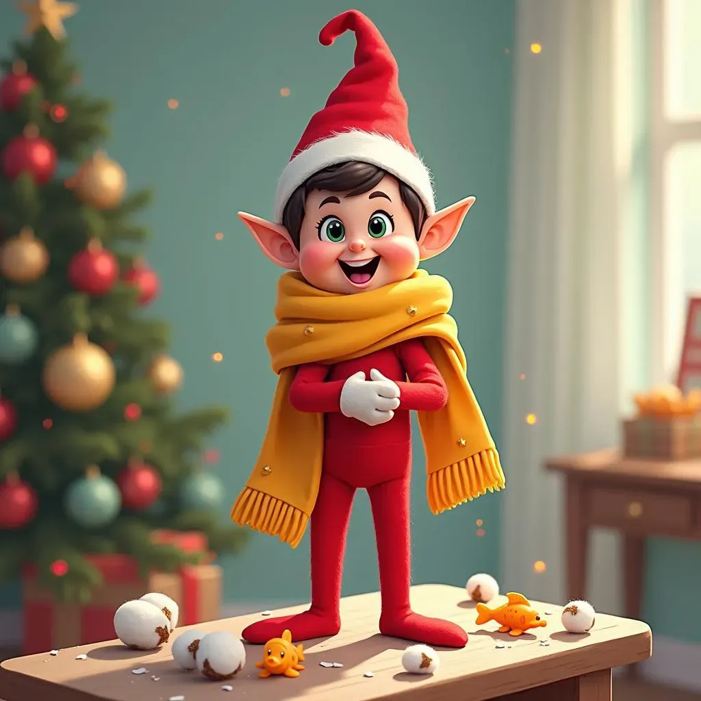 Funny Good Elf on the Shelf Antics