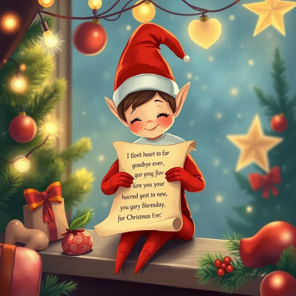 Heartwarming Elf on the Shelf Goodbye Messages for Christmas Eve