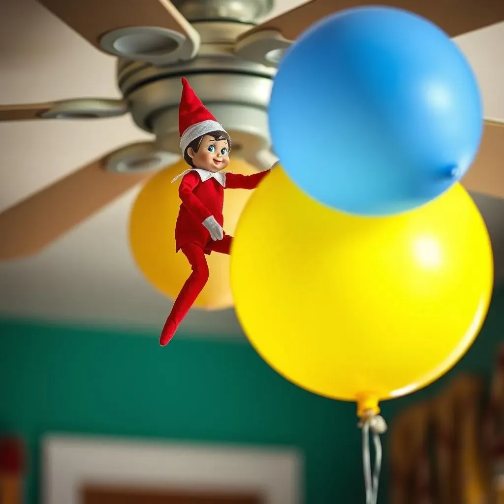 HighFlying Fun: Elf on the Shelf Ideas Hanging Around