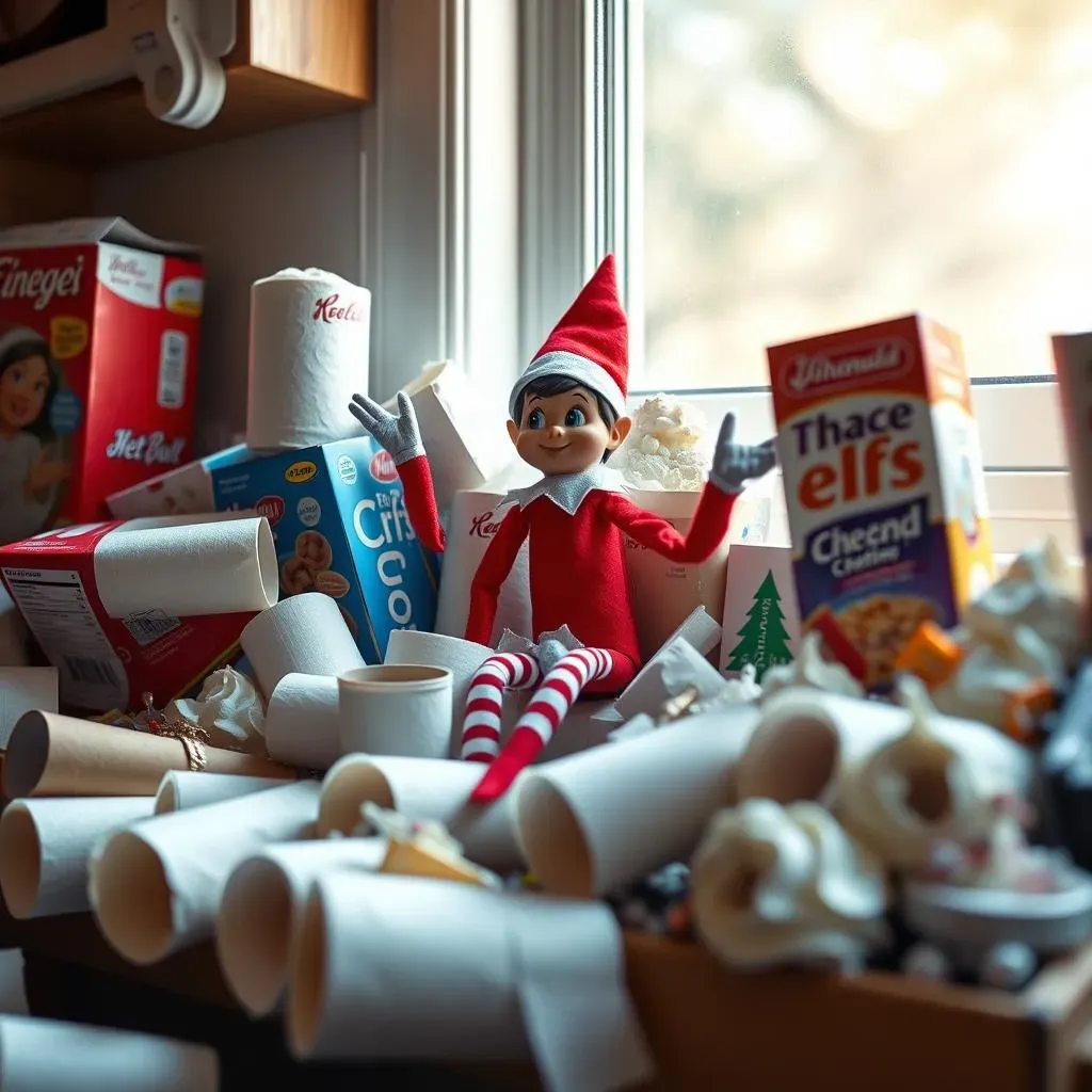 Hilarious and Easy Funny Messy Elf on the Shelf Ideas