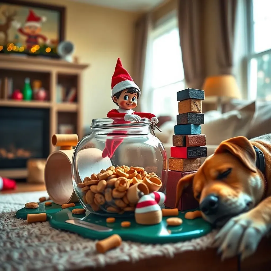 Hilarious Elf on the Shelf Dog Treat Adventures