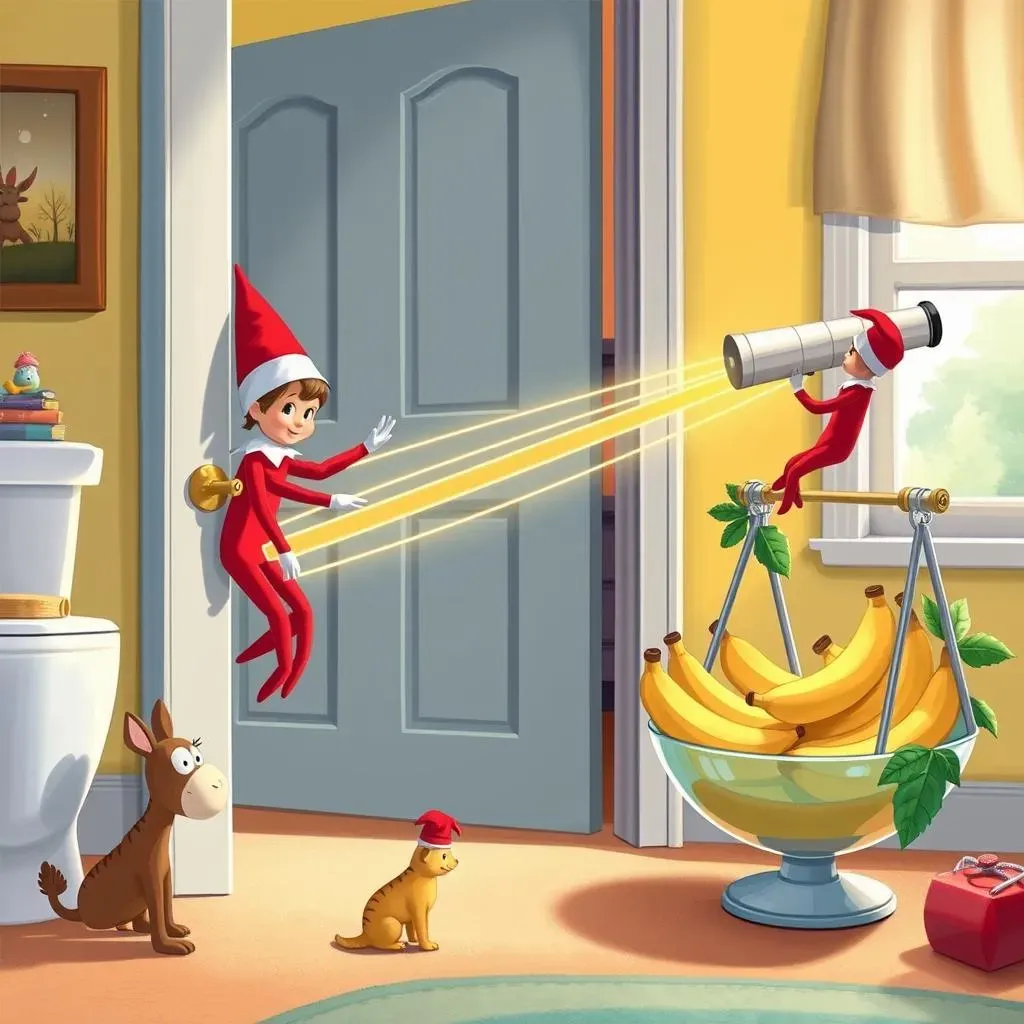 Household Hacks for Super Easy Elf on the Shelf Ideas