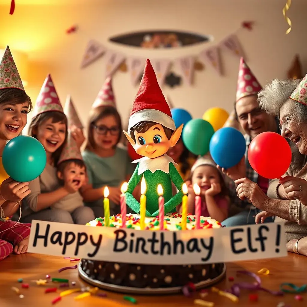 Incorporating Friends and Family into the Elf's Birthday Fun