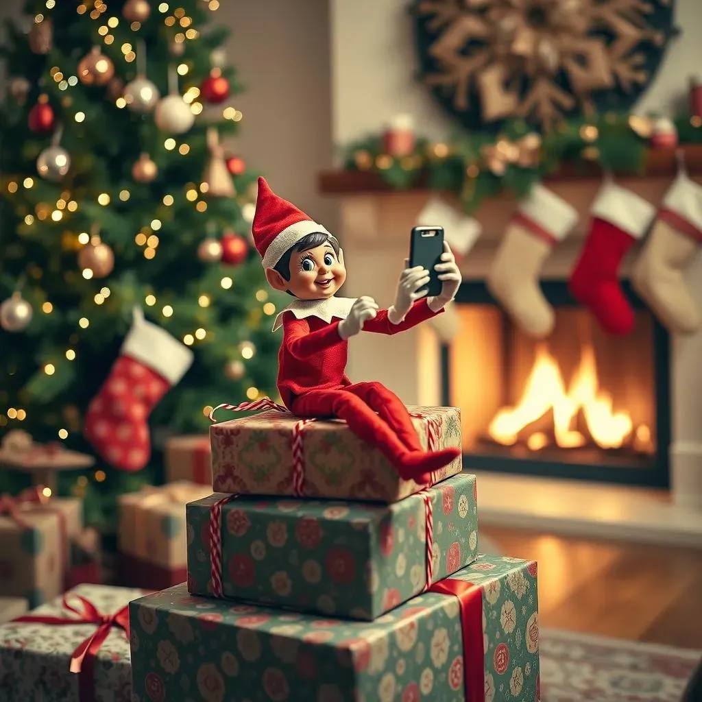 InstagramInspired Elf on the Shelf:  LastMinute Magic