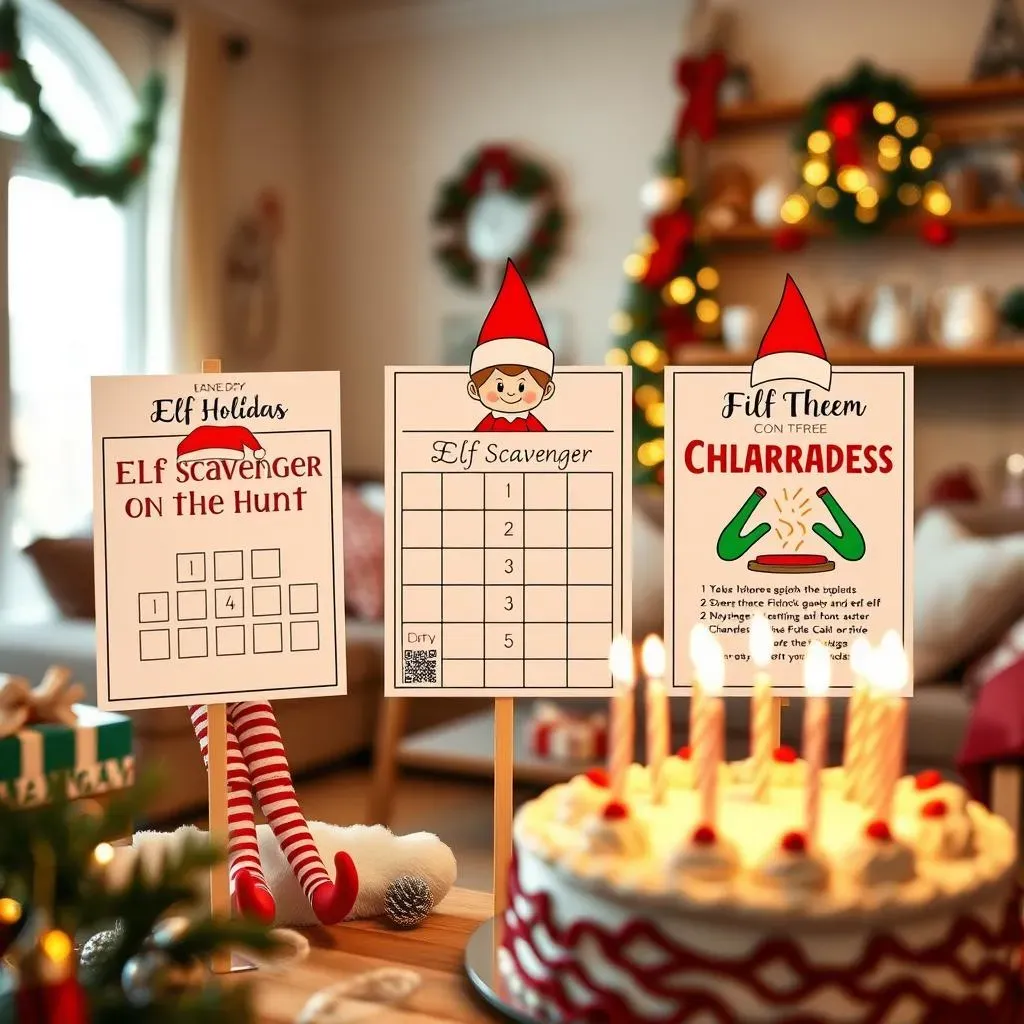 Interactive Games & Activities: Elf on the Shelf Birthday Fun