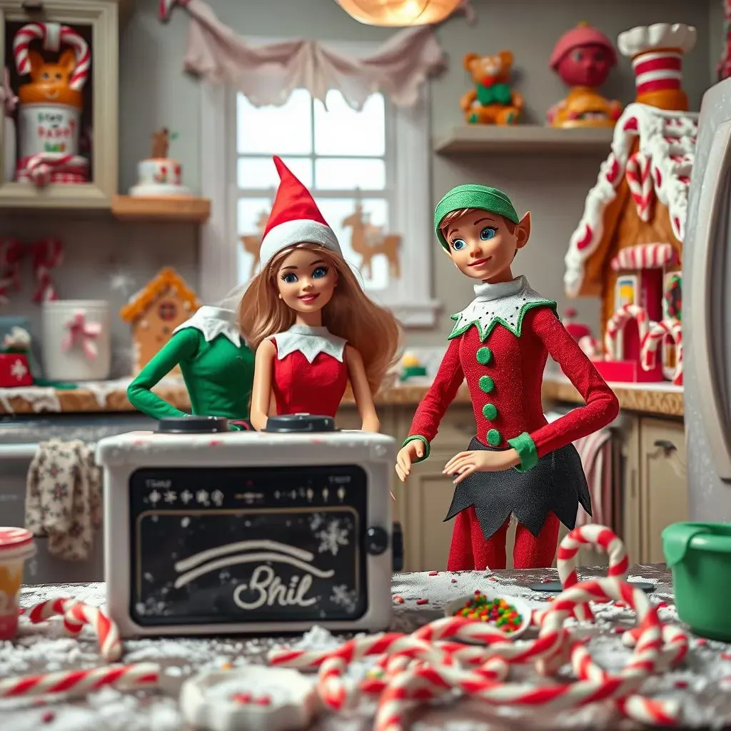 Kitchen Capers:  Barbie and the Elf's Culinary Chaos