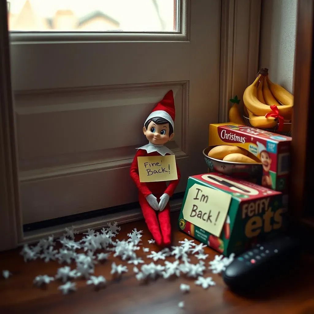 LastMinute Elf on the Shelf Ideas at Home