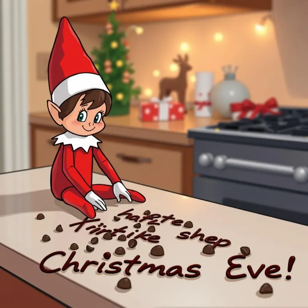 More Easy Christmas Eve Elf on the Shelf Fun