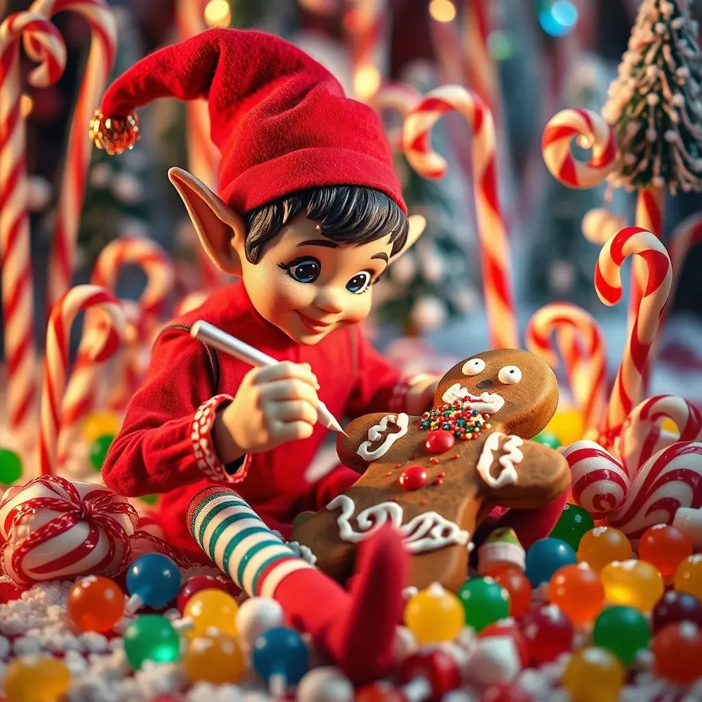 Naughty Elf Adventures with Candy & Treats