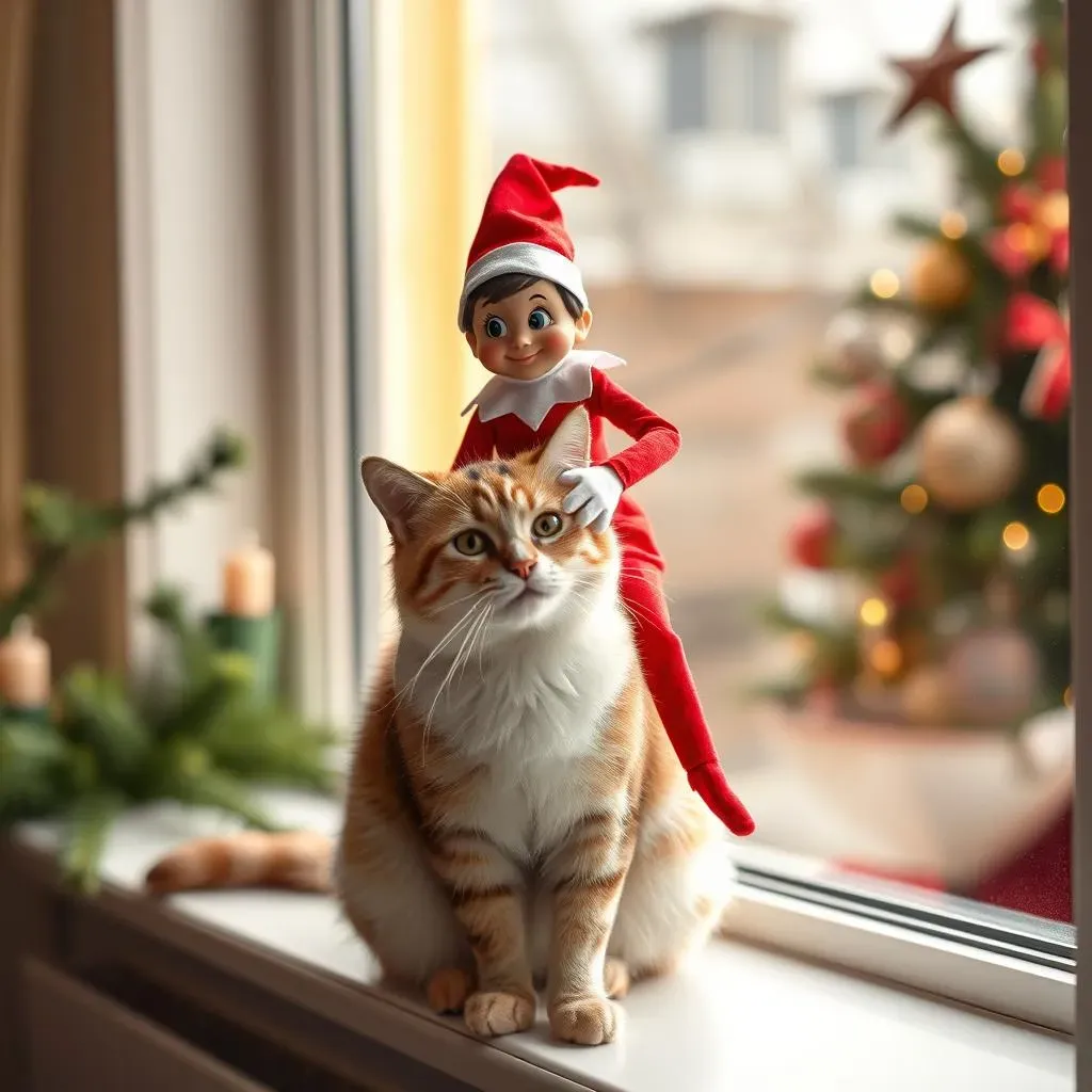 Amazing Naughty Elf On The Shelf Ideas Involving Pets