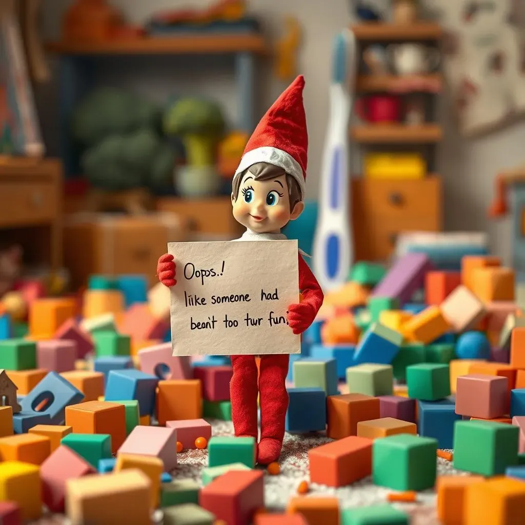 Oops! When Your Elf on the Shelf Spots Naughty Behavior