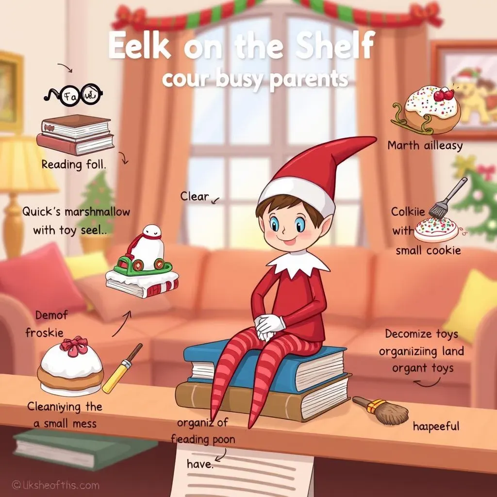 Quick & Easy Elf on the Shelf Ideas for Busy Parents