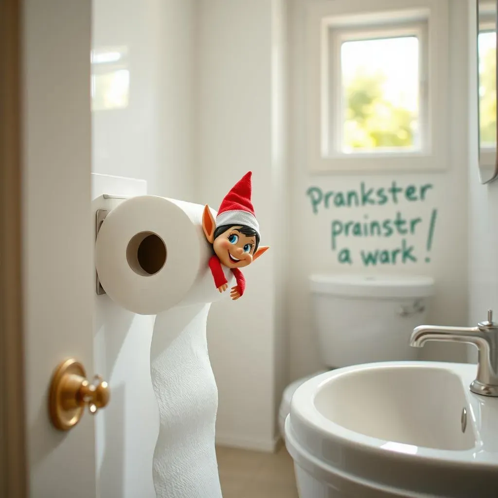 Quick Elf on the Shelf Bathroom Pranks