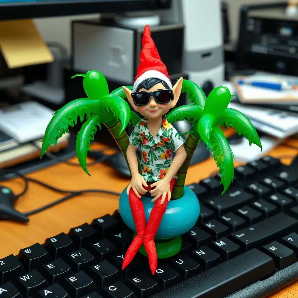 Silly & Creative Funny Elf on the Shelf Ideas for Work