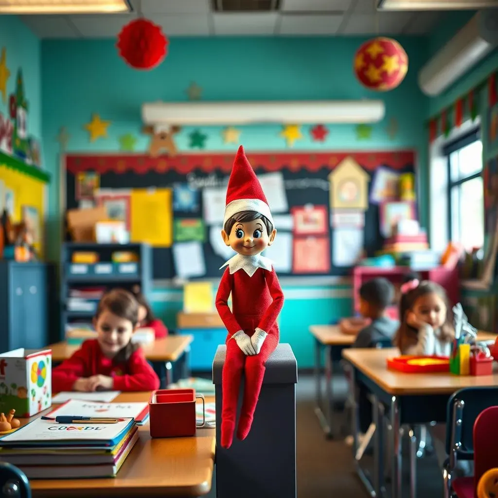 Simple Classroom Elf On The Shelf Ideas for Busy Teachers: Easy Fun