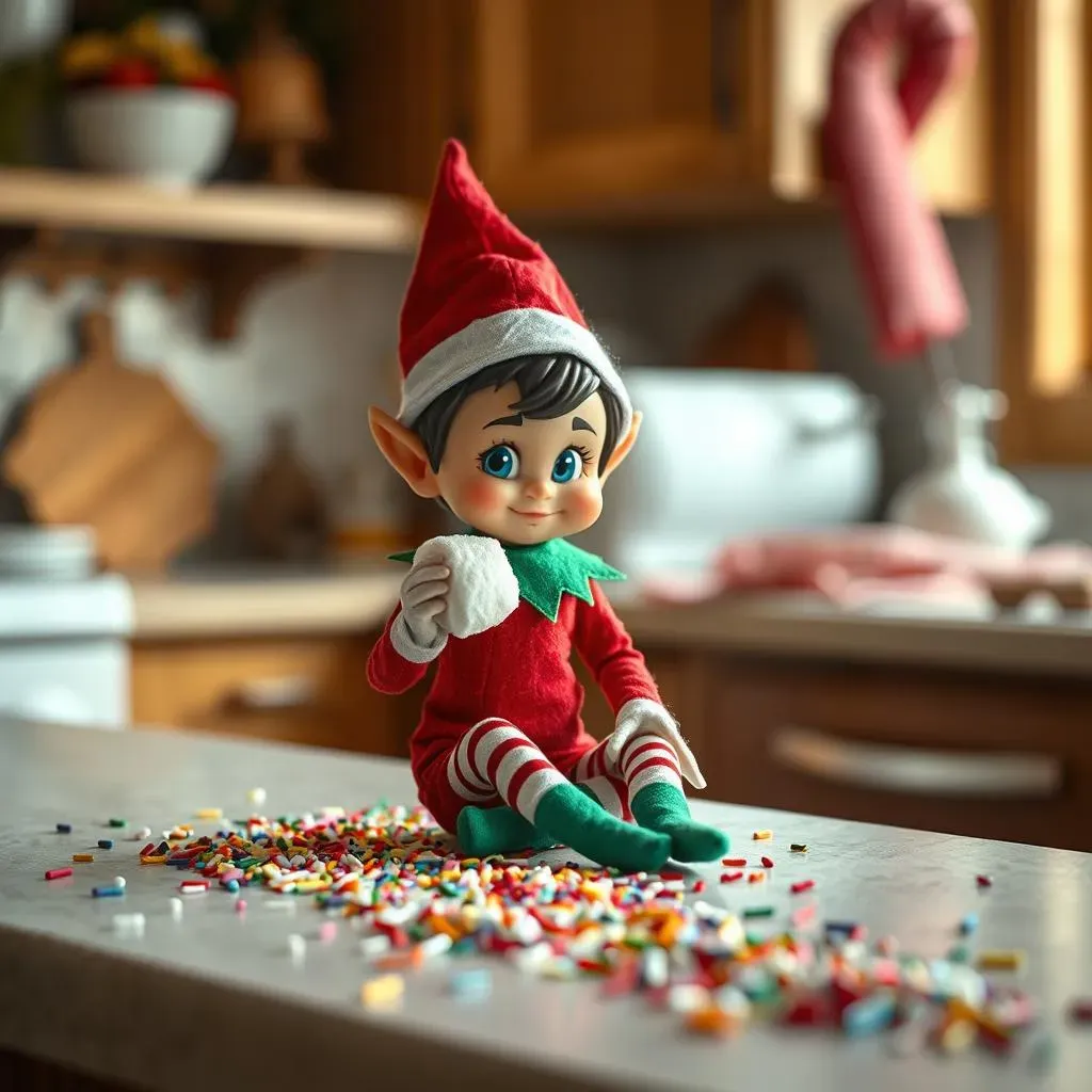 Simple Elf on the Shelf Antics for MidDecember