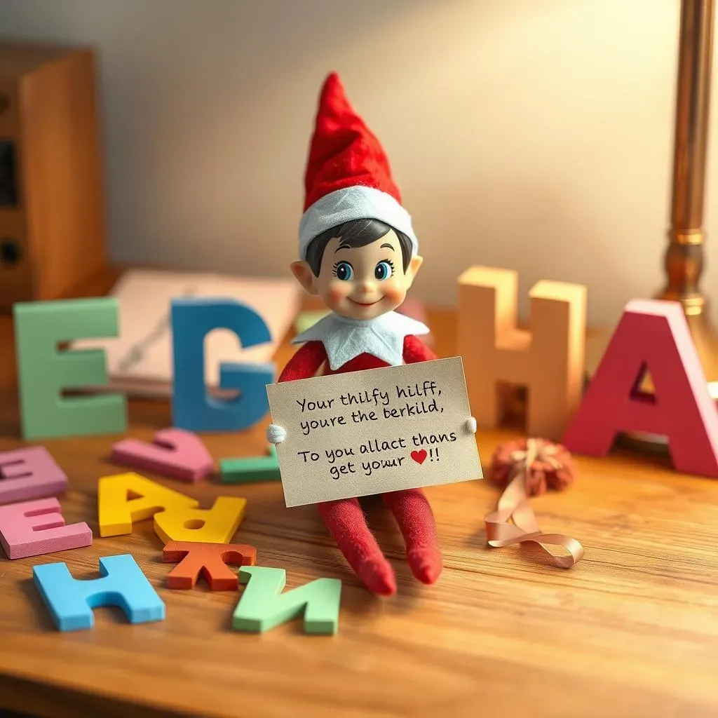 Simple Elf on the Shelf Goodbye Notes & Letters