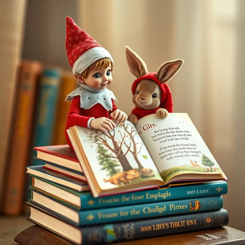 Simple Elf On The Shelf Ideas Incorporating Books: Amazing Fun