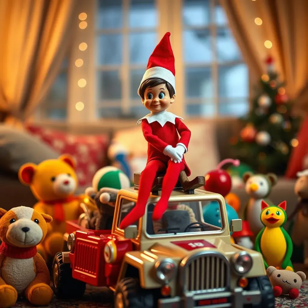 Simple Elf On The Shelf Ideas Using Toys: Awesome Fun!