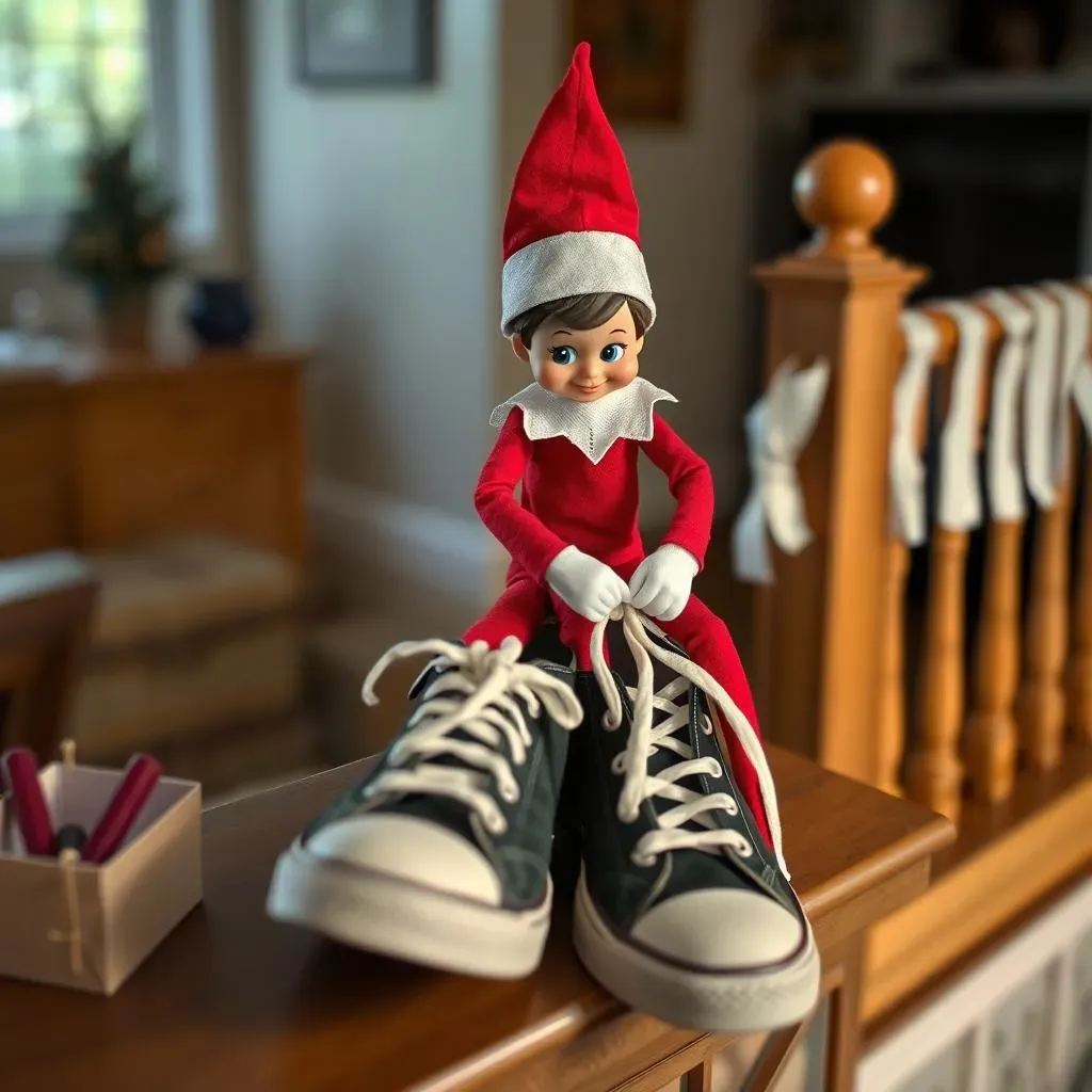 Slightly Sneakier Elf on the Shelf Ideas Easy