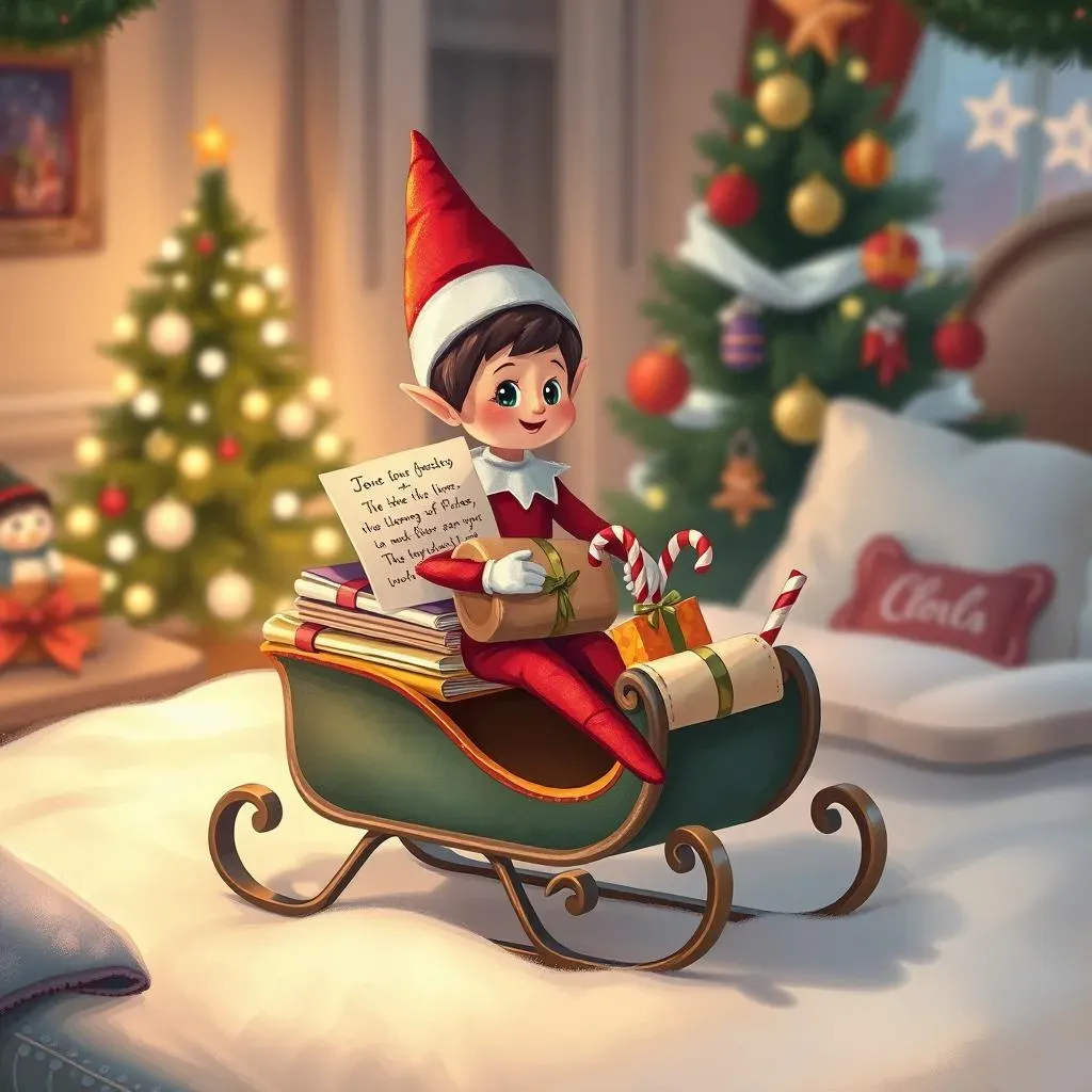 Special Christmas Eve Elf on the Shelf Gifts and Messages