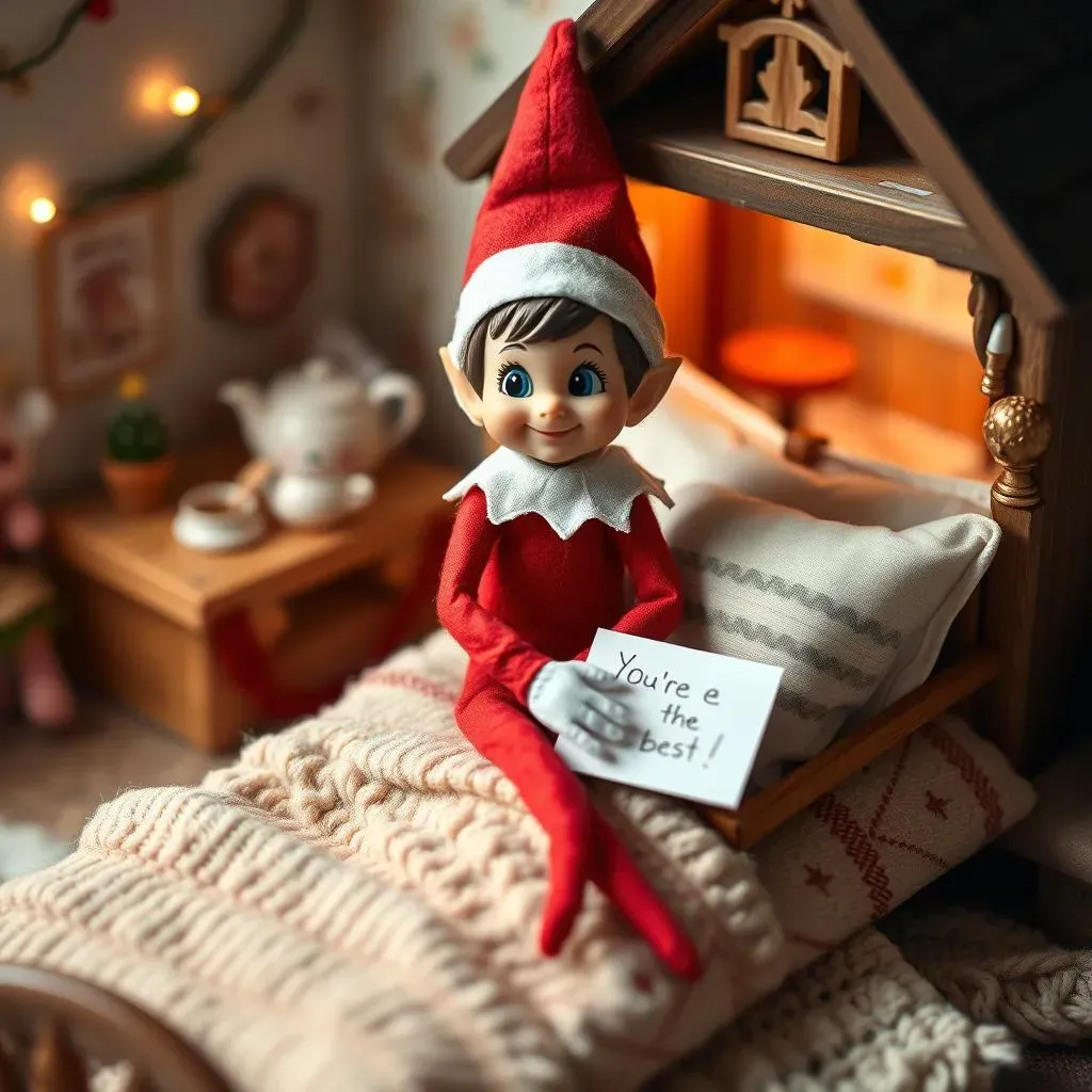 Surprise Elf on the Shelf Ideas for the Bedroom