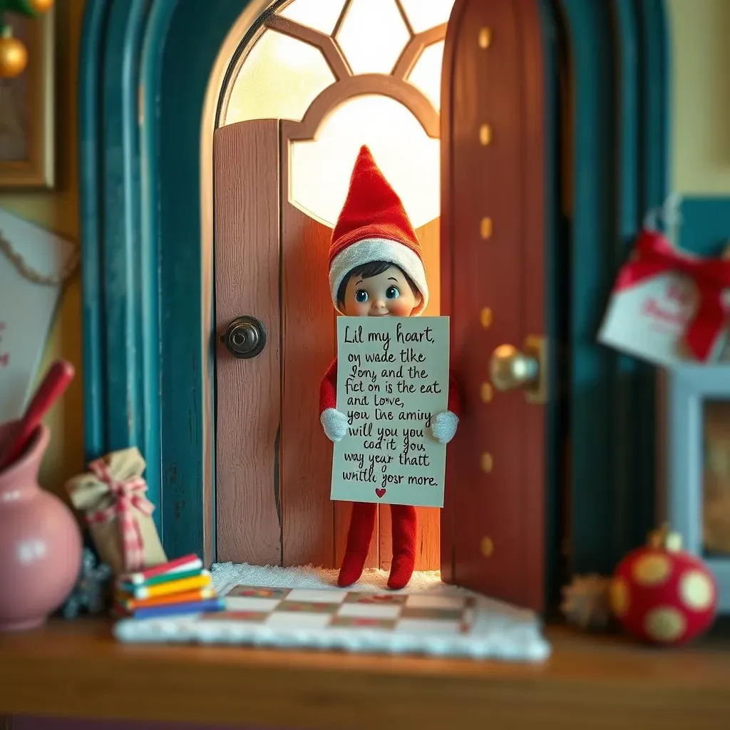 Sweet and Sentimental Elf on the Shelf Goodbye Messages with Magic Doors