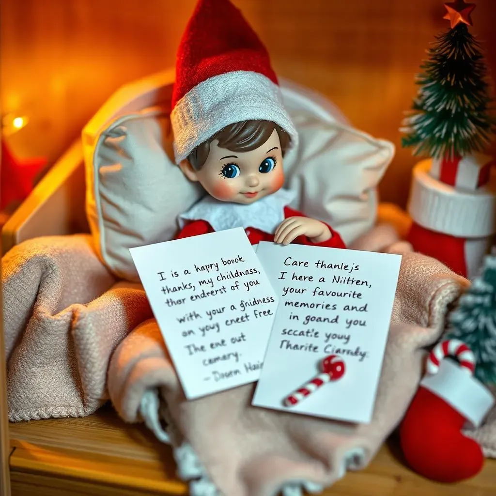 Sweet Christmas Eve Elf on the Shelf Departures