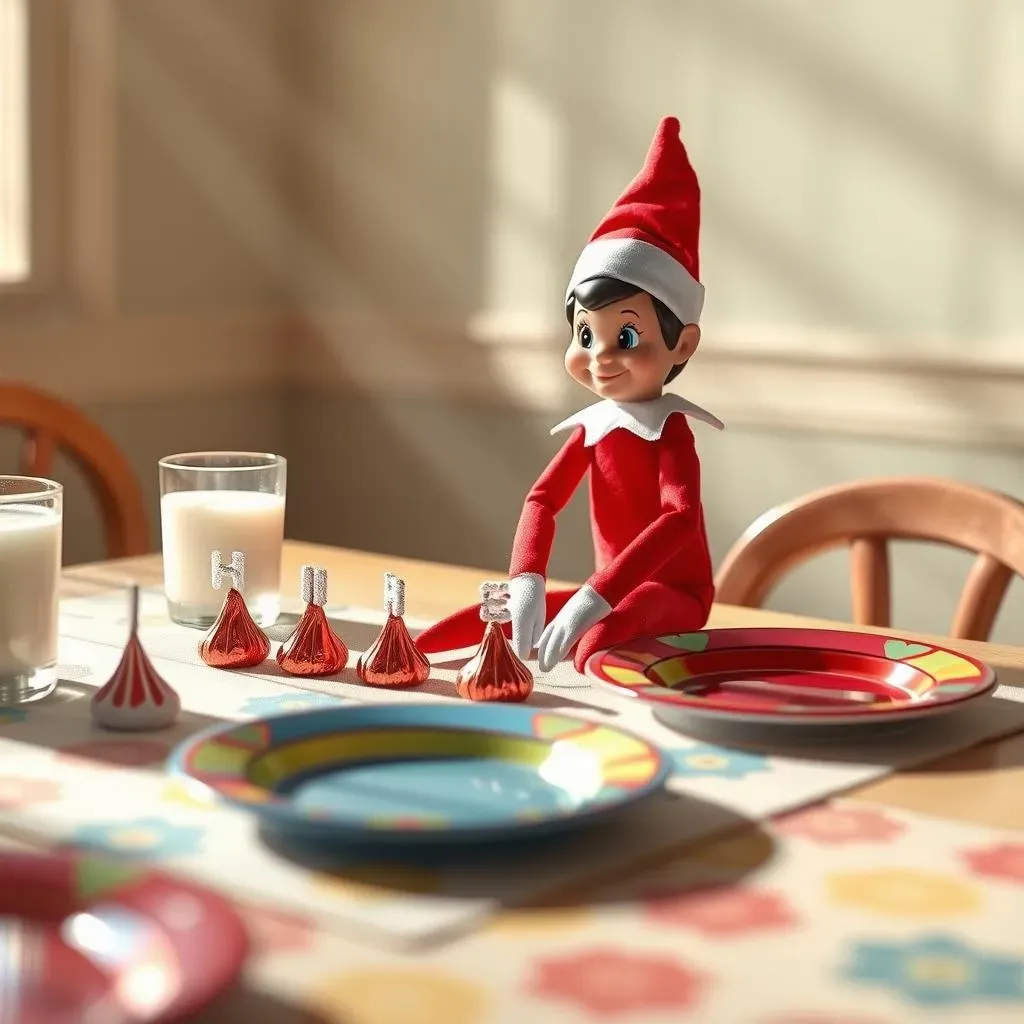 Sweet & Simple Elf on the Shelf Scenes with Hershey Kisses