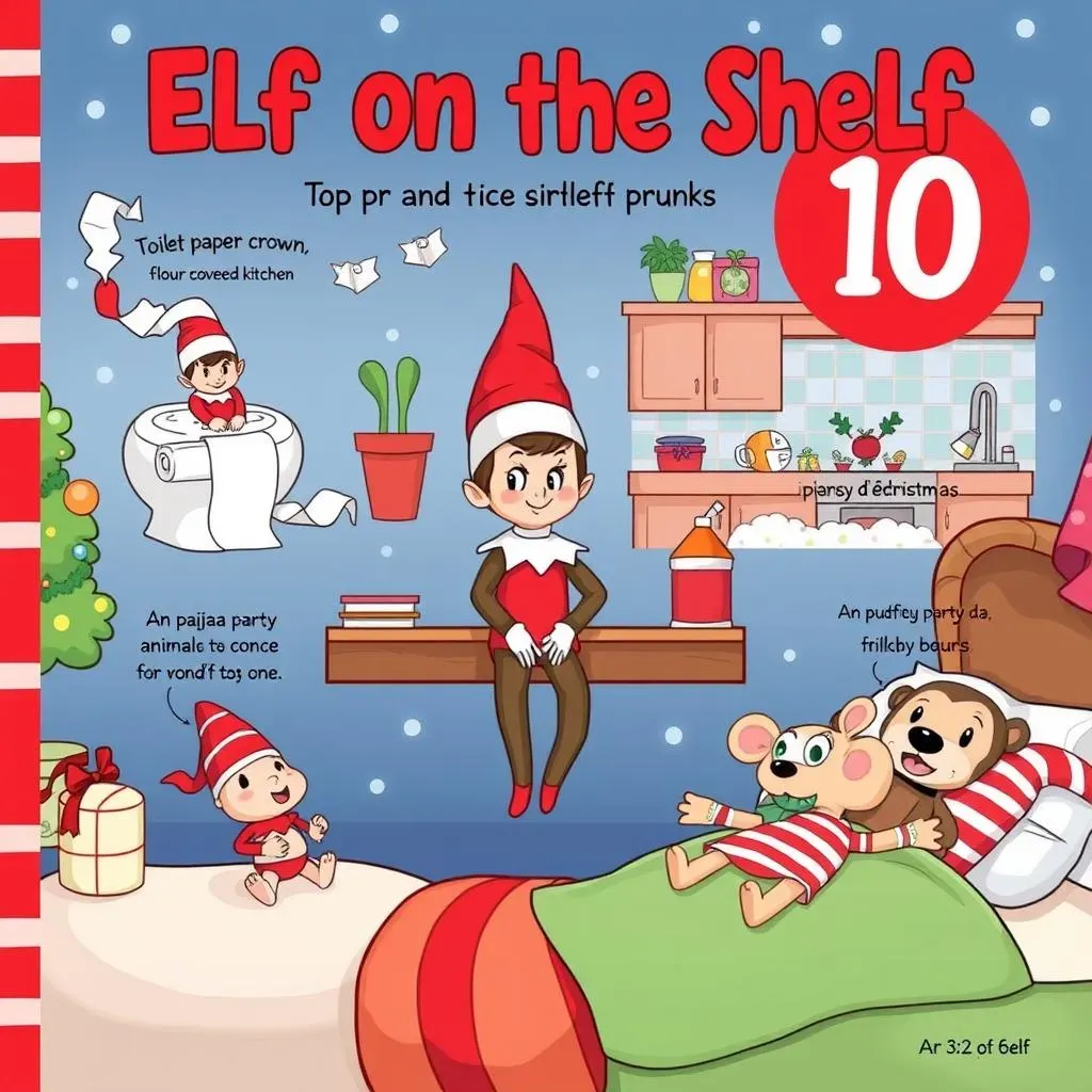 Top 10 Crazy Elf on the Shelf Ideas from Pinterest: Hilarious Pranks