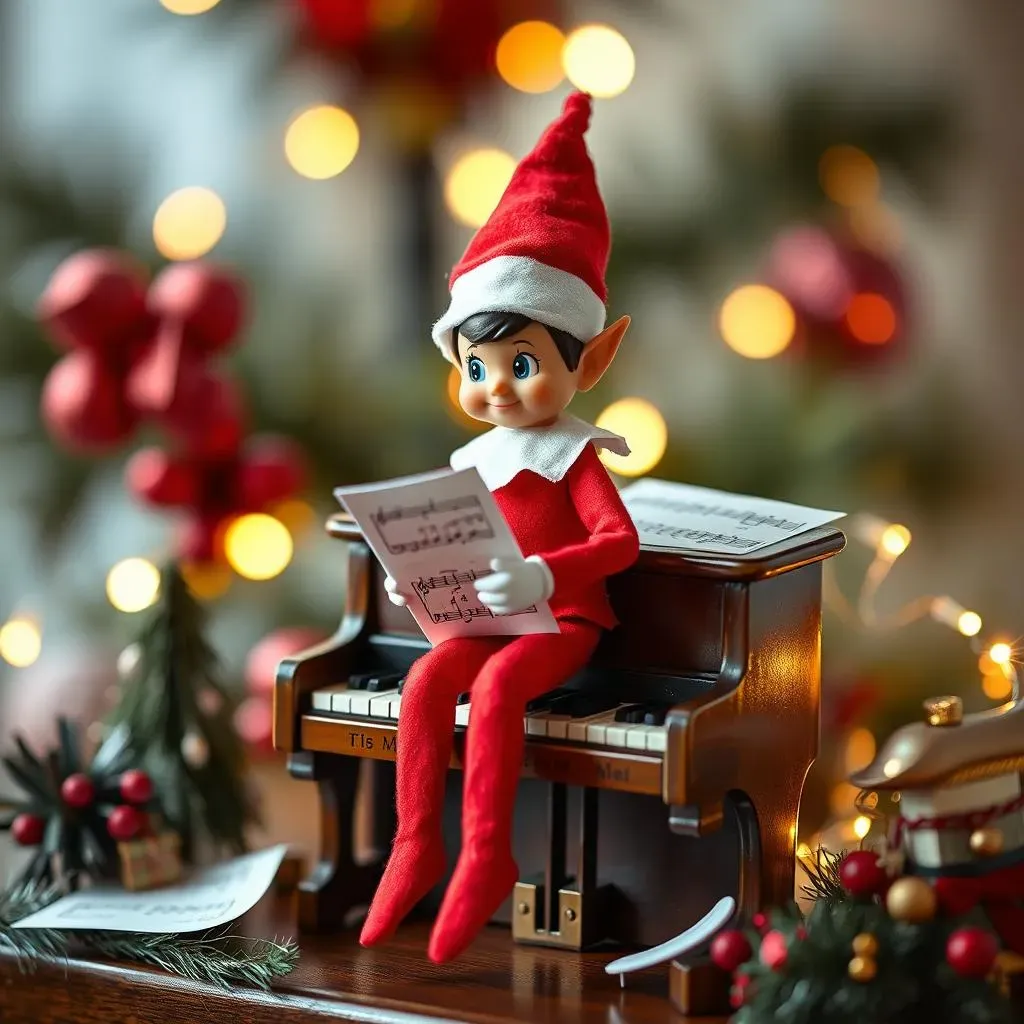 Amazing Unique Elf On The Shelf Ideas Using Music