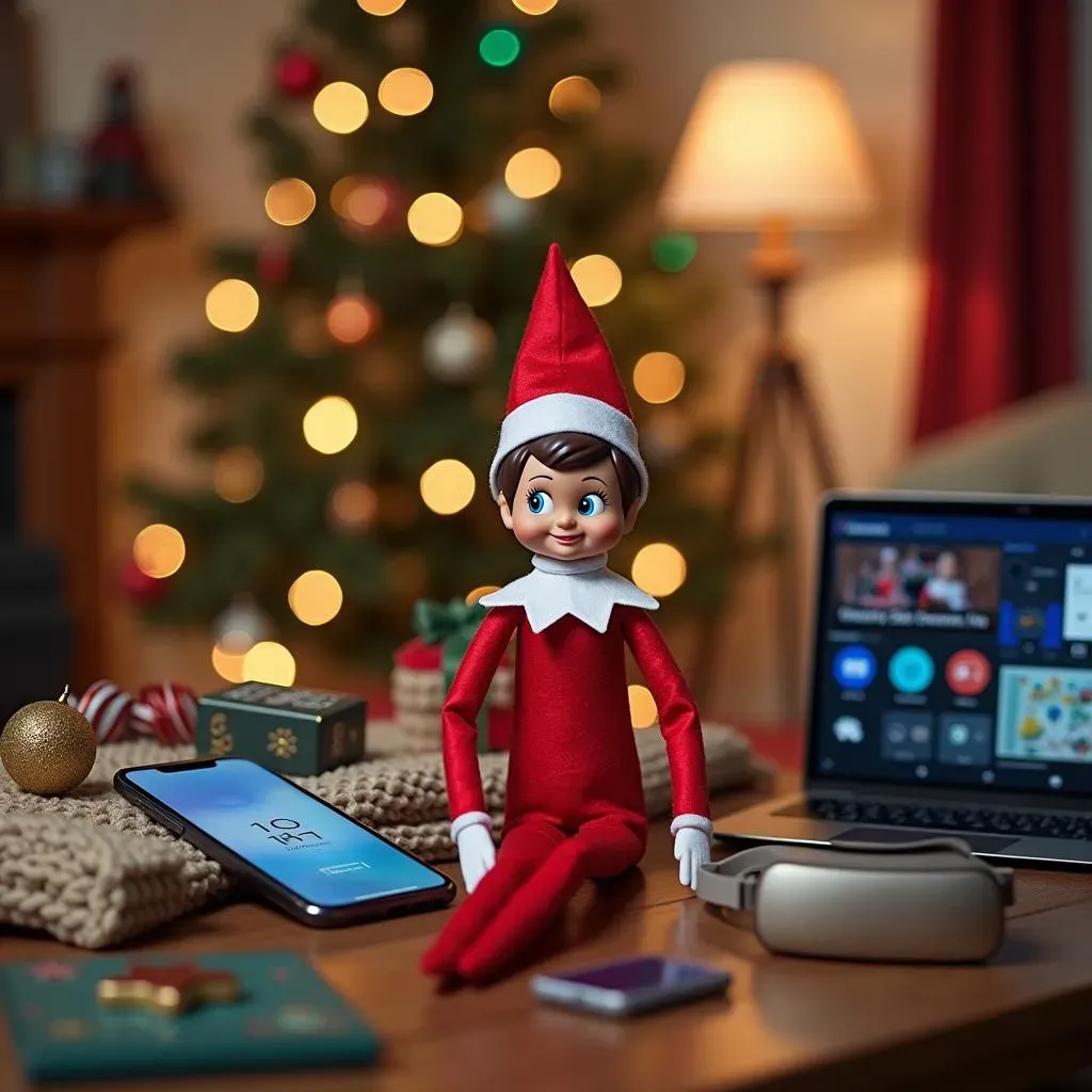 Amazing Unique Elf On The Shelf Ideas Using Technology