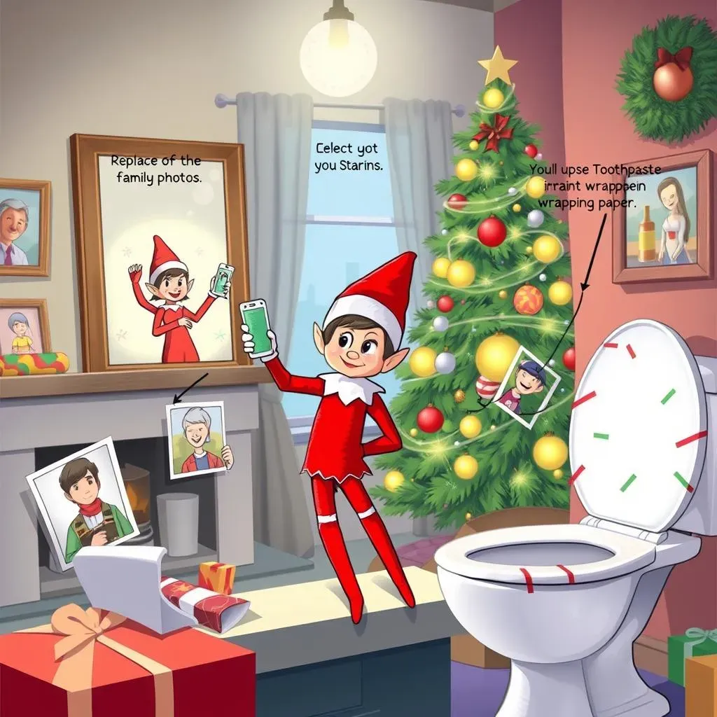 Very Funny Elf on the Shelf Ideas: Pranks Gone Hilarious